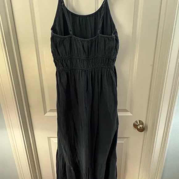 PACT: Coastal Double Gauze Cami Maxi Dress - Picture 9 of 10